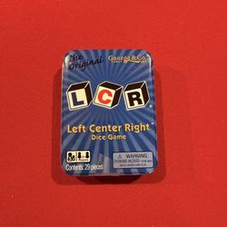 Left Center Right (LCR) Dice game - NEW