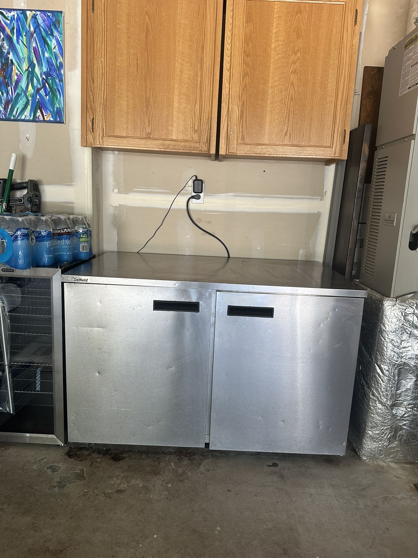 Delfield double door refrigerator commercial under-counter cooler