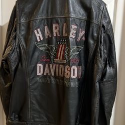 Harley Davidson Leather Riding Jacket 
