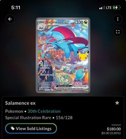 salamence ex 30th celebration