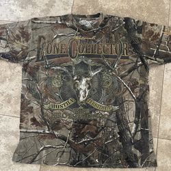 Paramount Outdoors Bone Collector Camo T-Shirt/Shiny Gold Outline Sz L Mens 