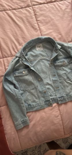 Zara Light Wash Denim Jacket