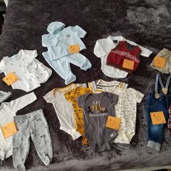 Baby Boy Clothes Size 3-6 Months