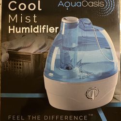 $32 – AquaOasis® Cool Mist Humidifier (2.2L Water Tank) – NEW