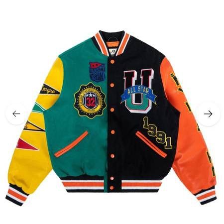 Smoke Rise New York All Star Varsity Jacket - multicolor New with tags men's medium selling for only $100 MSRP $250 plus tax