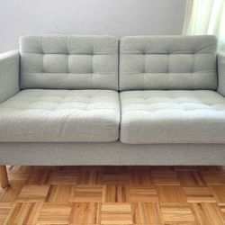  Sofa (Light Green/ Wood)