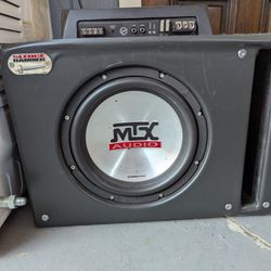 Mtx Amp And Subwoofer 