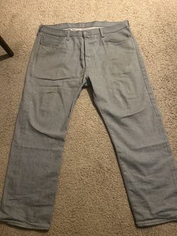 Levi 501’s Light Grey 40x30
