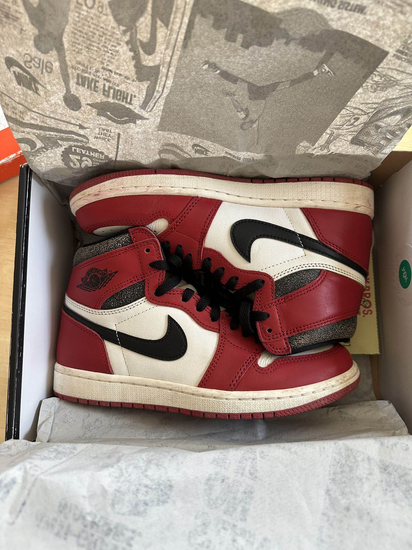 Jordan 1 Lost & Found Size 7 
