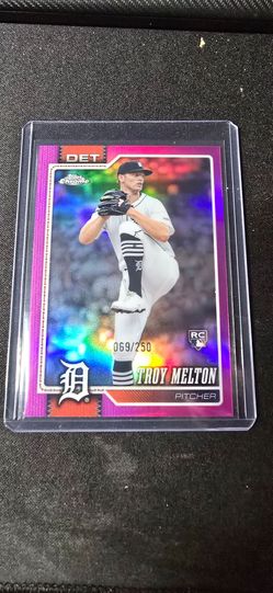 2024 Topps Chrome Troy Melton Rookie #202 Detroit Tigers Pink /250