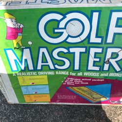 Golf Master Indoor/outdoor Driving Range. Vintage Item. Never Used