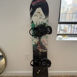 Burton Social 140 Women’s Snowboard + Burton Bindings – Channel System – Ready to Ride