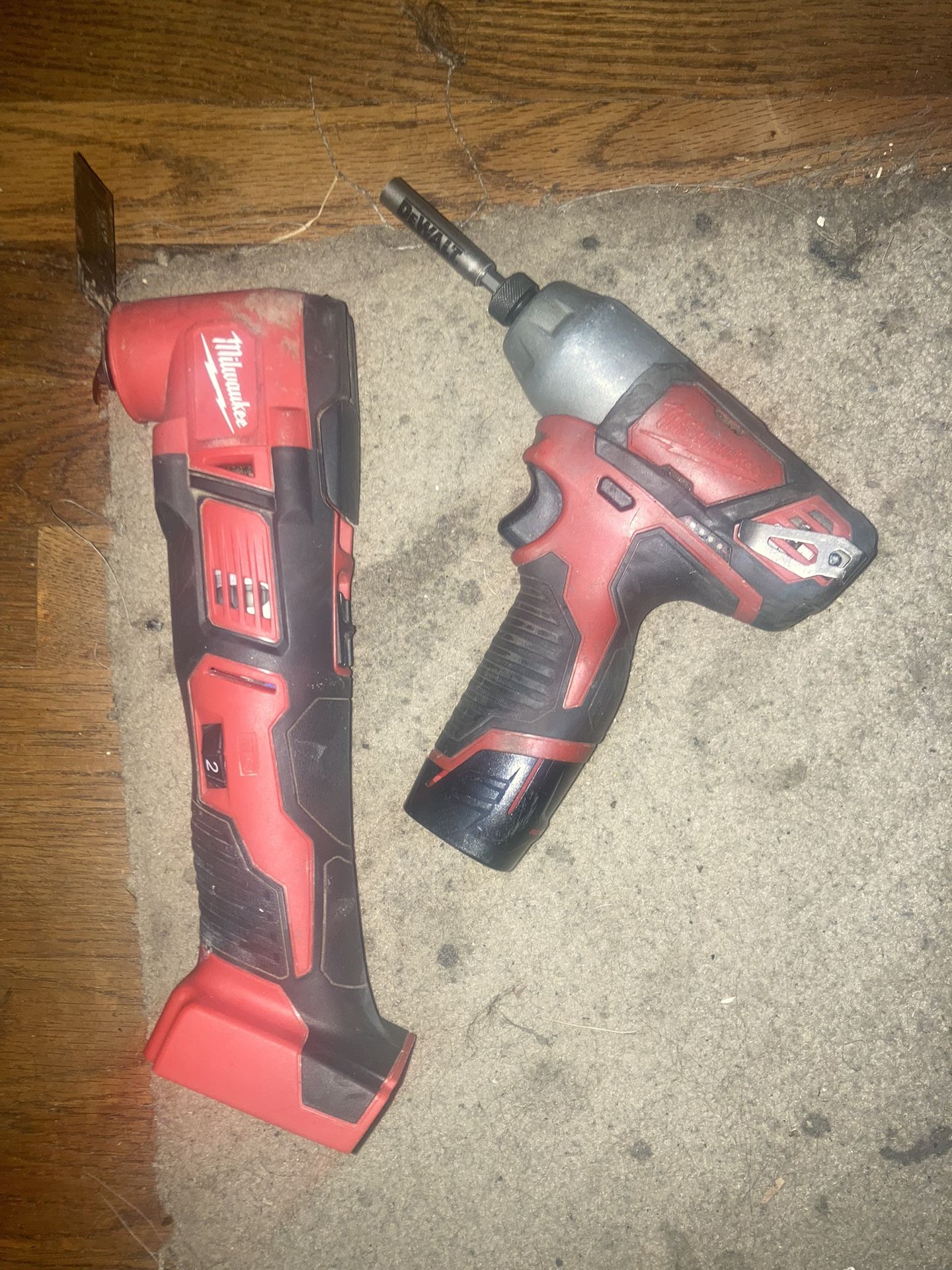 Milwaukee Multi tool & Impact Drill 18v