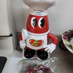 Original JELLY BELLY w/spoon Gourmet Talking Candy Dispenser 