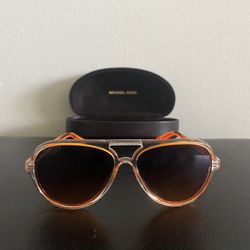 Michael Kors Orange Aviator Sunglasses