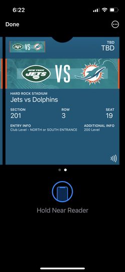 Dolphins Jets Club Seats W Blue Parking