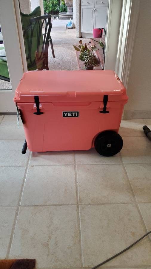 Yeti Tundra Haul Hard Cooler With Ice And Extras