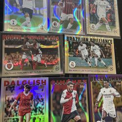 NON NUMBERED TOPPS SOCCER CARDS