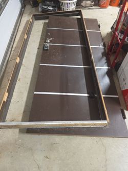 Wooden Front Door with Frame