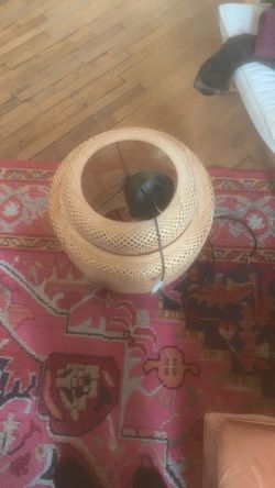 Boho Rattin Ceiling Light Fixture