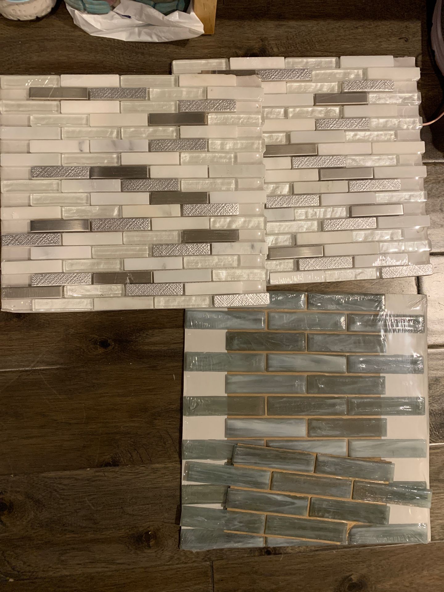 Free pieces of tile from remodel