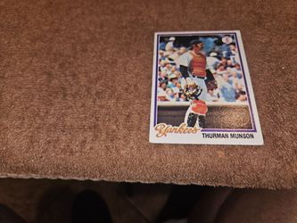 1978 Topps Thurman Munson card #60