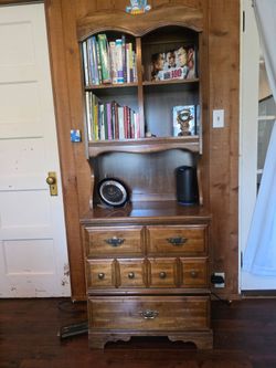 Vintage Bookcase and Drawer (2 of 2) Set