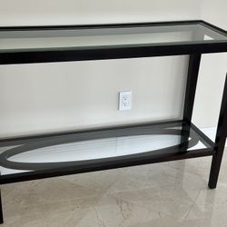 Console Table With Glass Top From Rosario Salazar