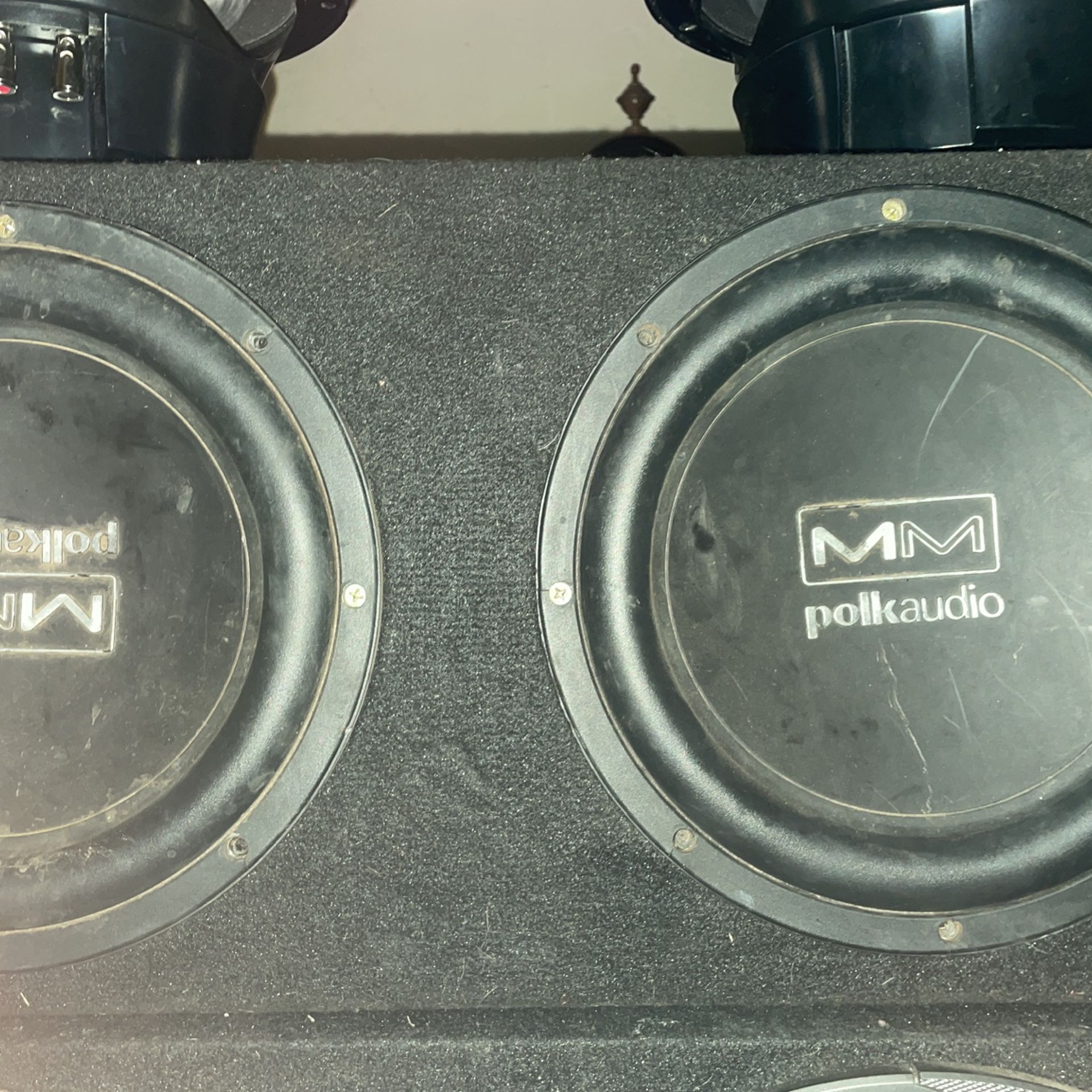 Polk Audio 10 Inch Speakers W Box