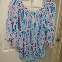 Lilly Pulitzer (M)Very Pretty Blouse 