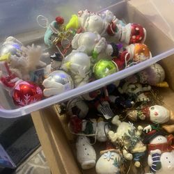 Cute Snow Man Christmas Ornaments