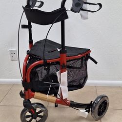 3 Wheel Rollator Walker with Seat for SIim Seniors