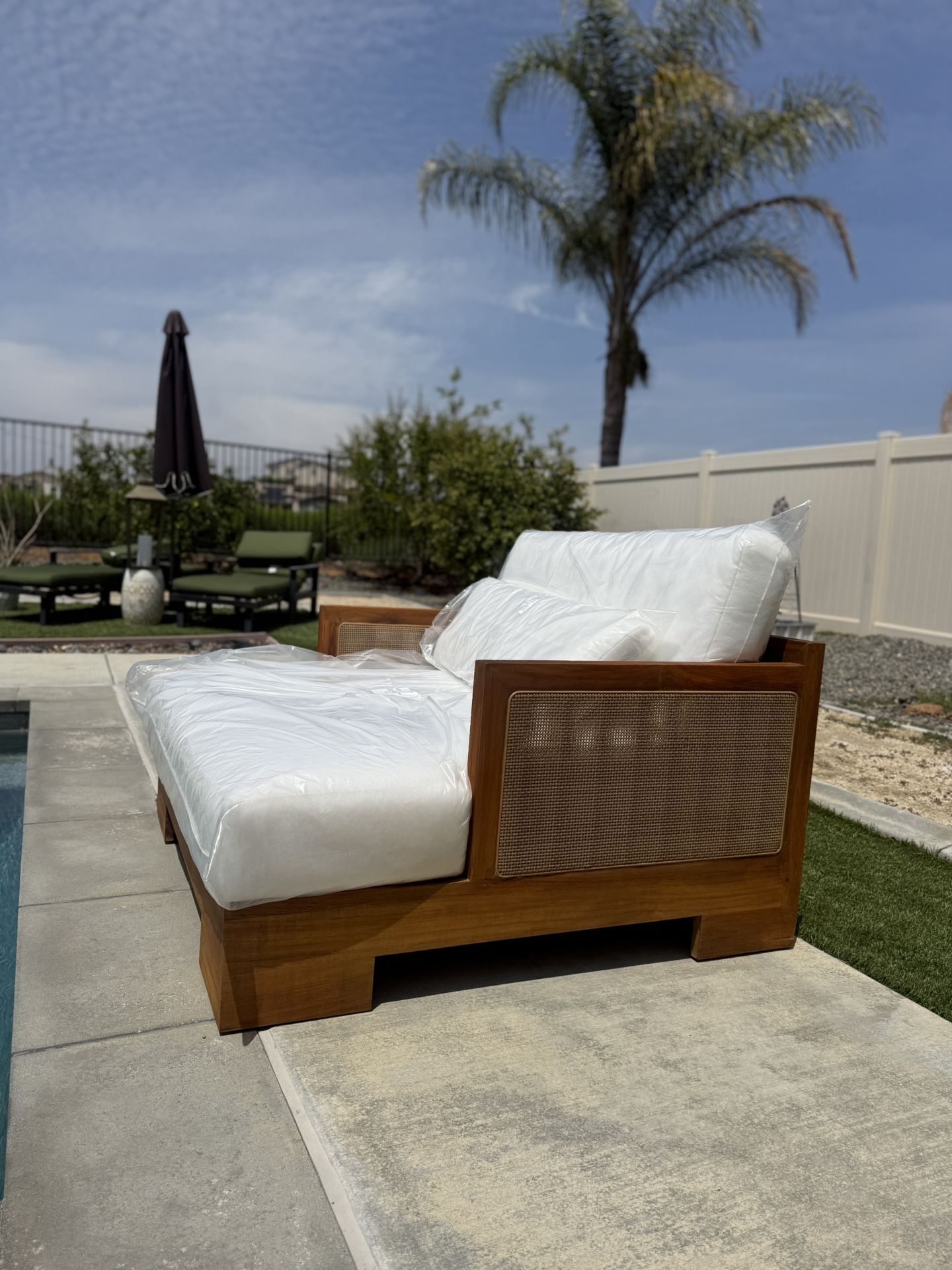 Like New restoration Hardware Ubud Teak Chair