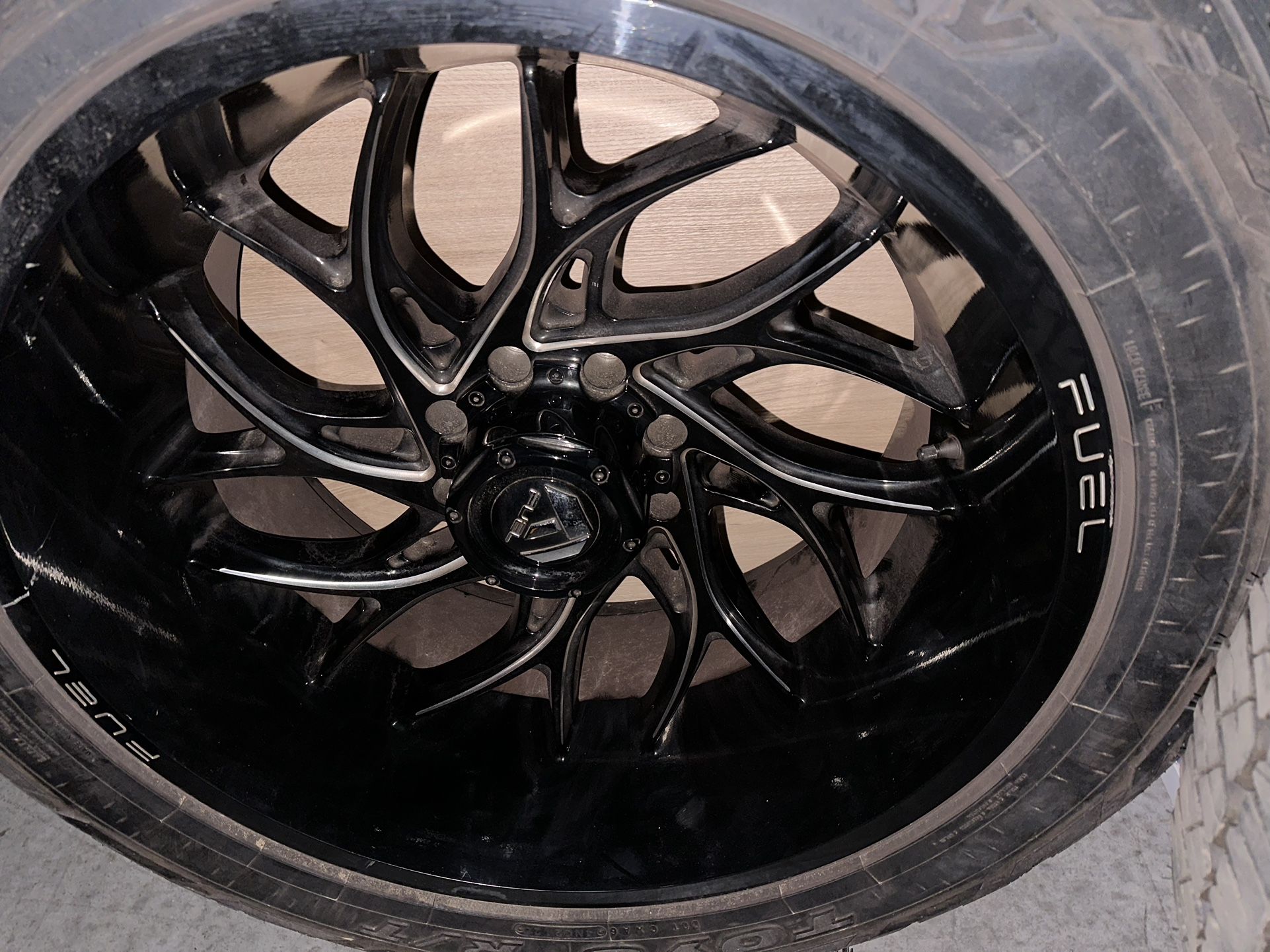 LIGHTLY USED FUEL WHEELS + CRAP TIRES for Sale in Scottsdale, AZ - OfferUp