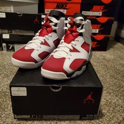 Jordan Retro 6 Carmine Size 7.5