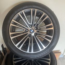 18’ BMW 5 Series OME Wheels & Pirelli 245/45 R18 Tires with TPM Sensors