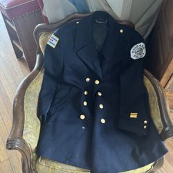 Lot Of Two CPD Chicago Police Dress Coats 