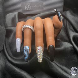 DARK MOON - Handmade Premium Press On Nails