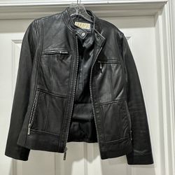 Michael Kors Women’s Leather Jacket Size Small 