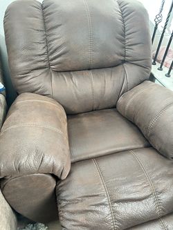Brown Leather Reclining Chair