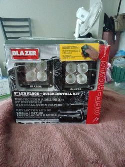 Blazzer 3" led flood + quick install kit