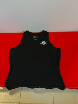 LIKE NEW Nike Miami Dolphins Dri-FIT Tank Top Size EXTRA LARGE Polyester / Spandex