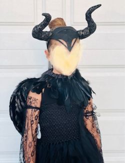 Maleficent girl costume