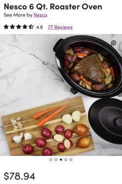 Slow Cooker / Roaster Oven - 6 Qt