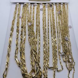 Christmas Sales! 14K Gold Milano Chains!