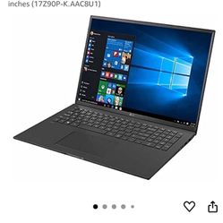 LG GRAM 17in laptop (i7, 16GB memory) 