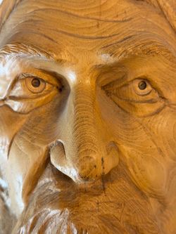 WOOD CARVED FACE