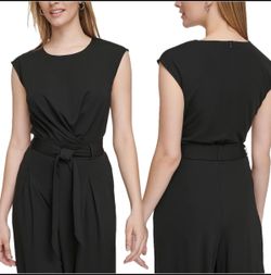 Calvin Klein Jeans Womens Essential with Snap Closure Bodysuit Black SMALL