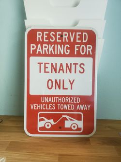 Parking sign new