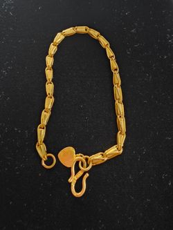 Solid pure 24k bracelet